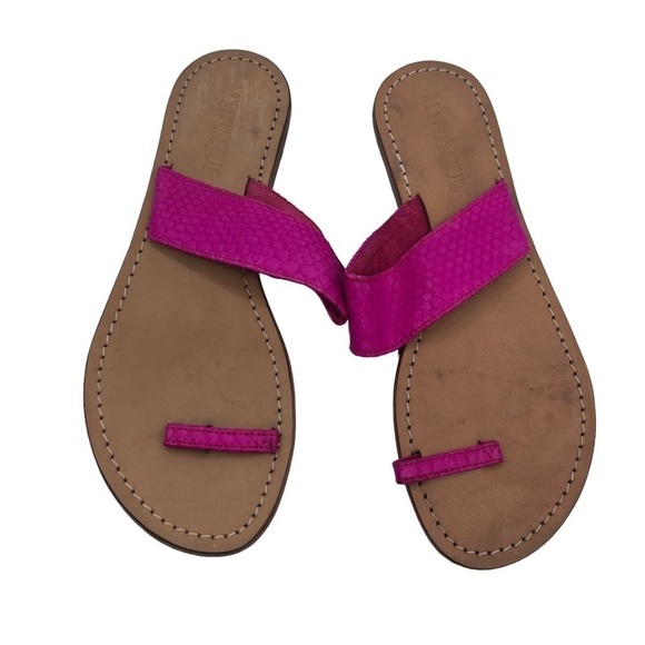 Mystique Pink Toe Loop Sandals Size 8 Women's - Picture 6 of 11